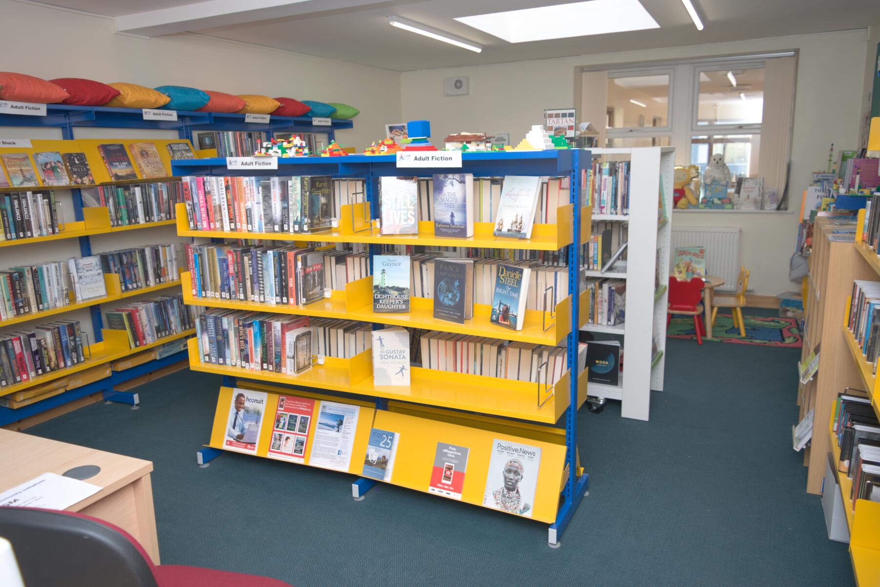 The local library is sited in the Community Centre, providing all the services one would expect. There's a wide selection of books, internet access and photocopying and printing facilities.
